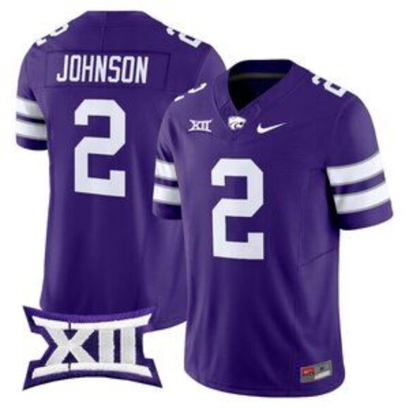 Mens Kids Youths Womens 2 Avery Johnson Purple Vapor Stitched Jersey
